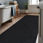 Beverly Rug Solid Color Non-Slip Rubber Back Washable Indoor Area Rug
