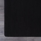 Beverly Rug Solid Color Non-Slip Rubber Back Washable Indoor Area Rug