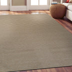 Beverly Rug Solid Color Non-Slip Rubber Back Washable Indoor Area Rug