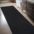 Beverly Rug Solid Color Non-Slip Rubber Back Washable Indoor Area Rug