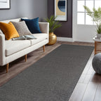 Beverly Rug Solid Color Non-Slip Rubber Back Washable Indoor Area Rug