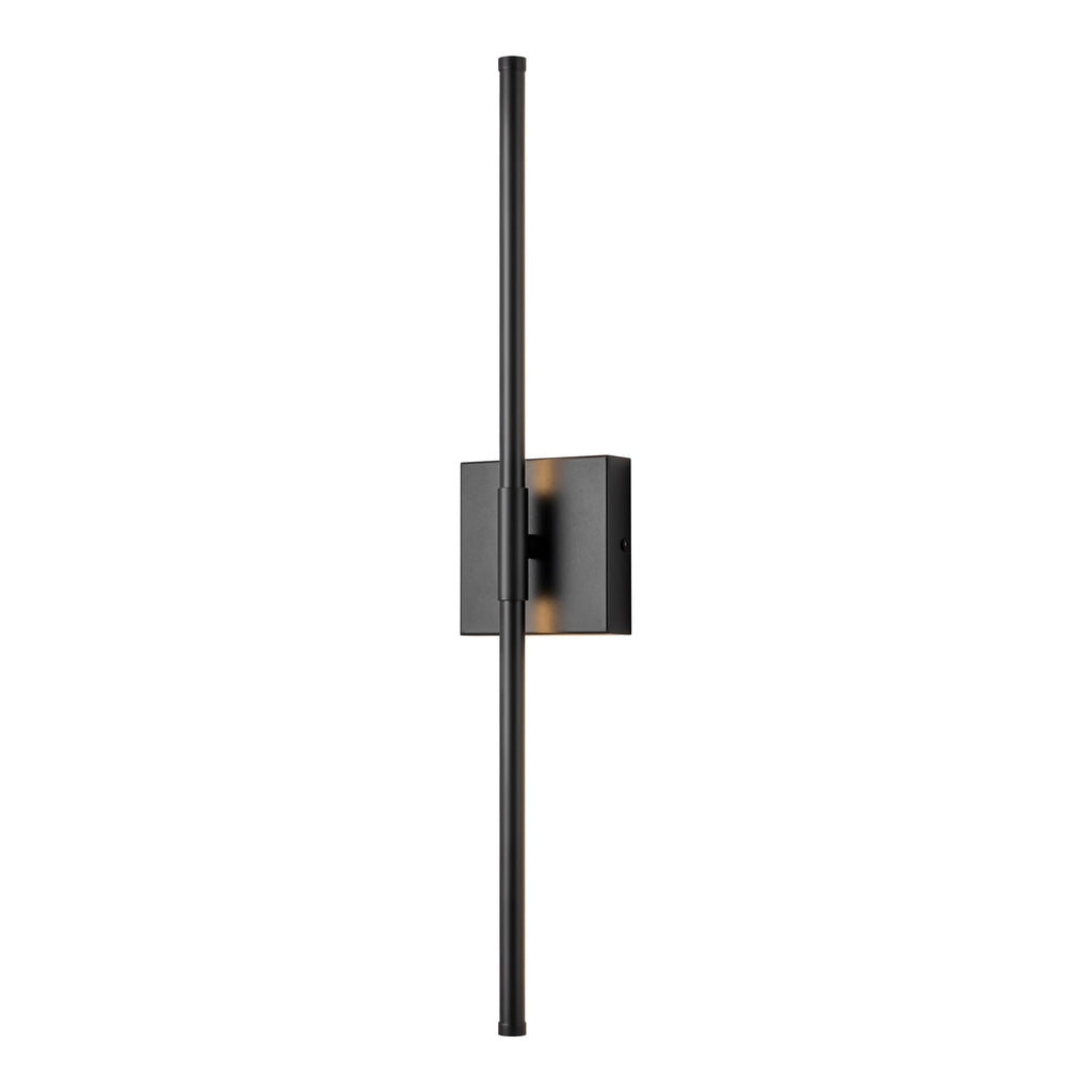 1-Light Black/ Gold/ Nickel Modern Long Linear Strip Wall Sconce Dimmable LED Bathroom Vanity Light