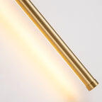 1-Light Black/ Gold/ Nickel Modern Long Linear Strip Wall Sconce Dimmable LED Bathroom Vanity Light