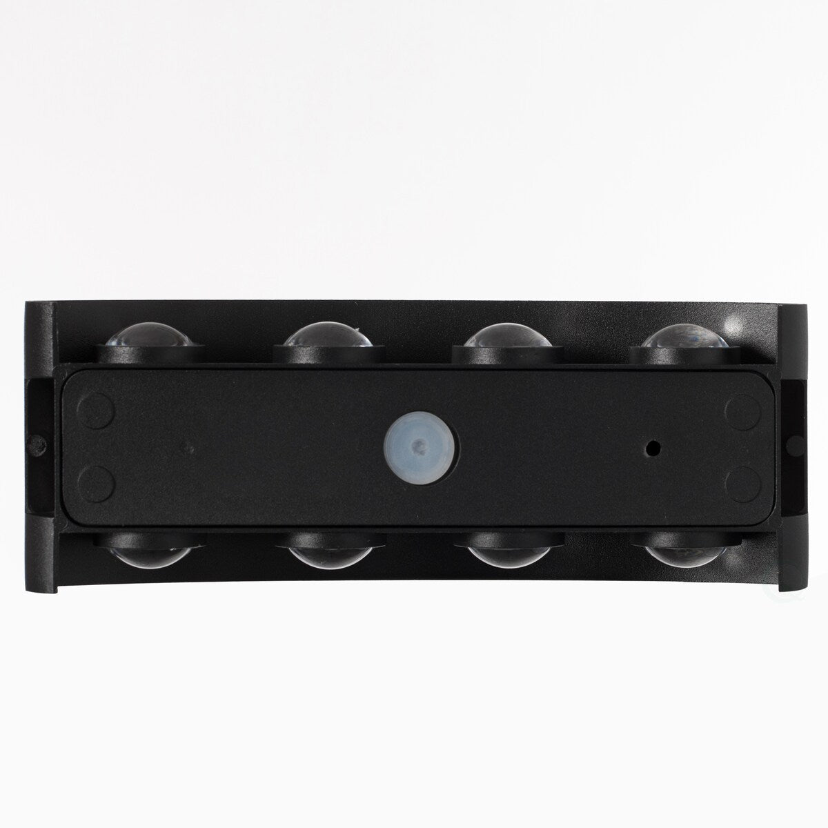 Black Contemporary Decorative Waterproof Aluminum Wall Lamp for Indoors and Outdoors, 8 Watt Cool White 4000K