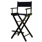 Black Frame 30-inch Director's Chair