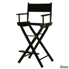 Black Frame 30-inch Director's Chair