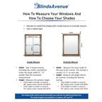 BlindsAvenue Cordless Blackout Cellular Honeycomb Shade, 9/16 Single Cell, Winter White