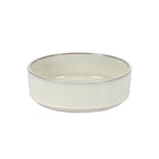 Bloomhouse Santorini Mist 16 Piece Double Bowl Terracotta Reactive Glaze Plates and Bowls Dinnerware Set