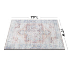 Bohemian Distressed Machine Washable Area Rug