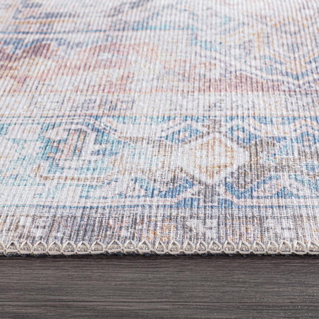 Bohemian Distressed Machine Washable Area Rug