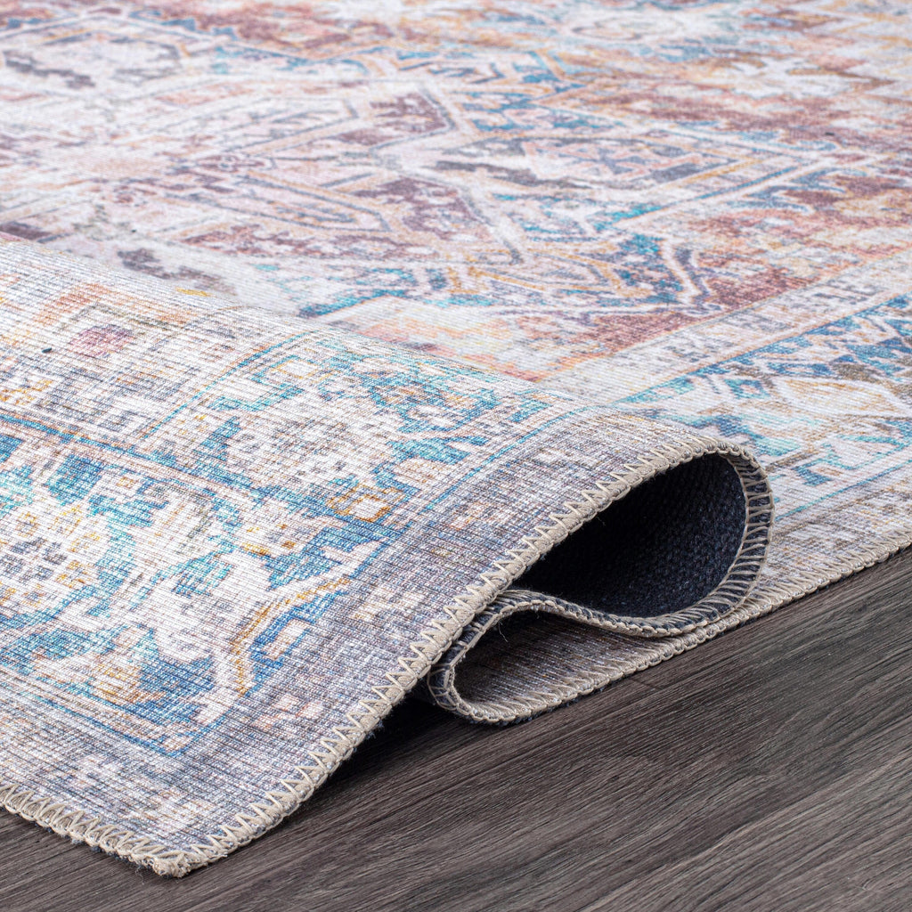 Bohemian Distressed Machine Washable Area Rug