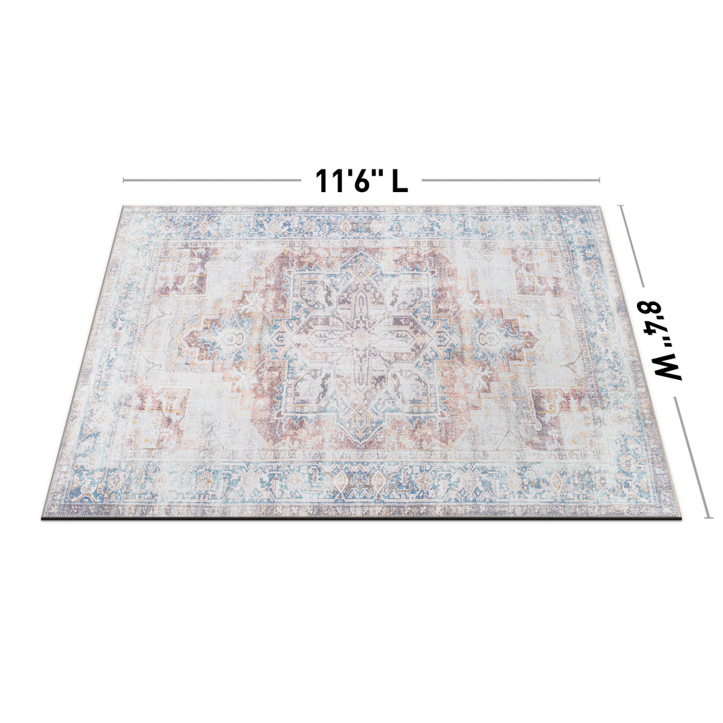 Bohemian Distressed Machine Washable Area Rug