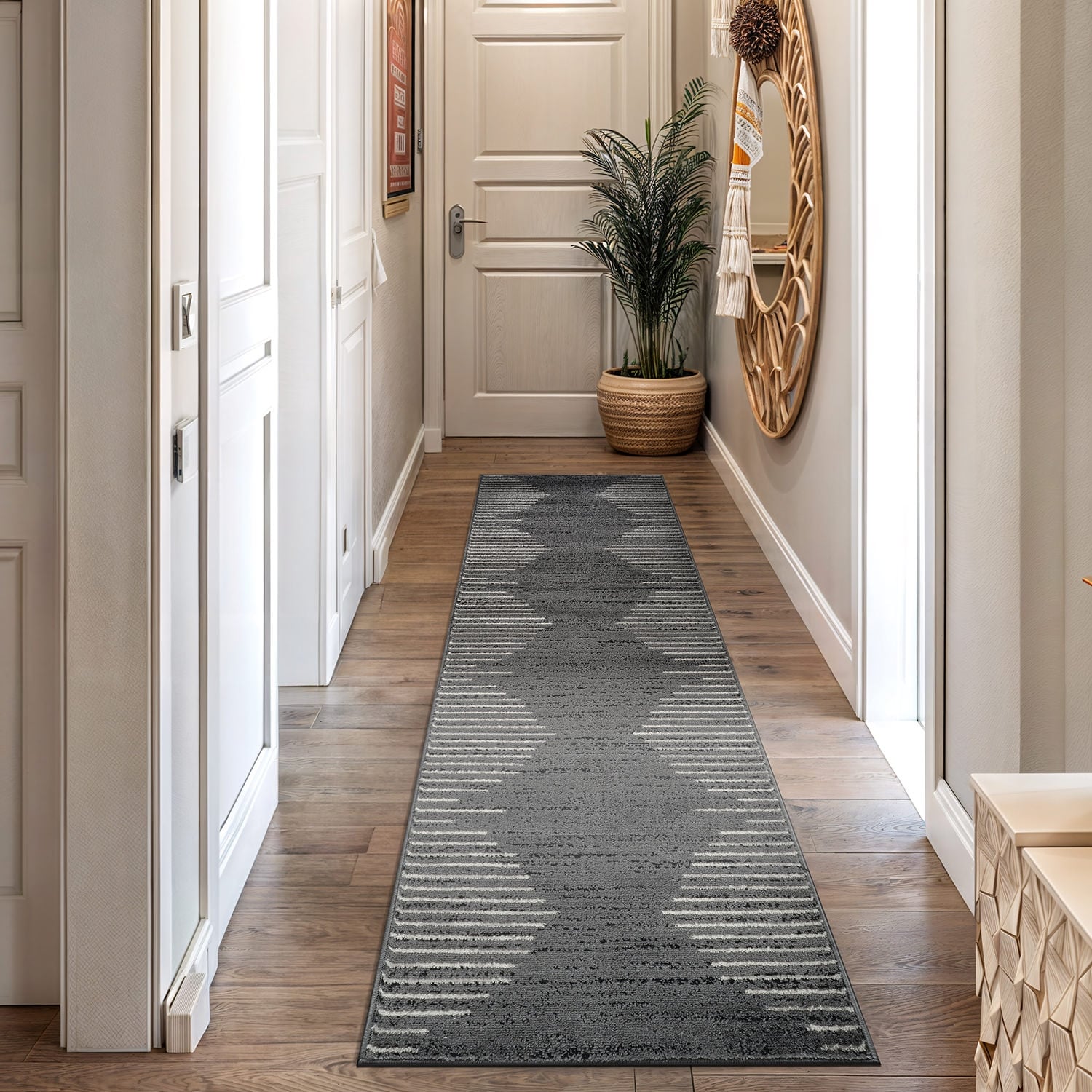 Bohemian Stripe Area Rug