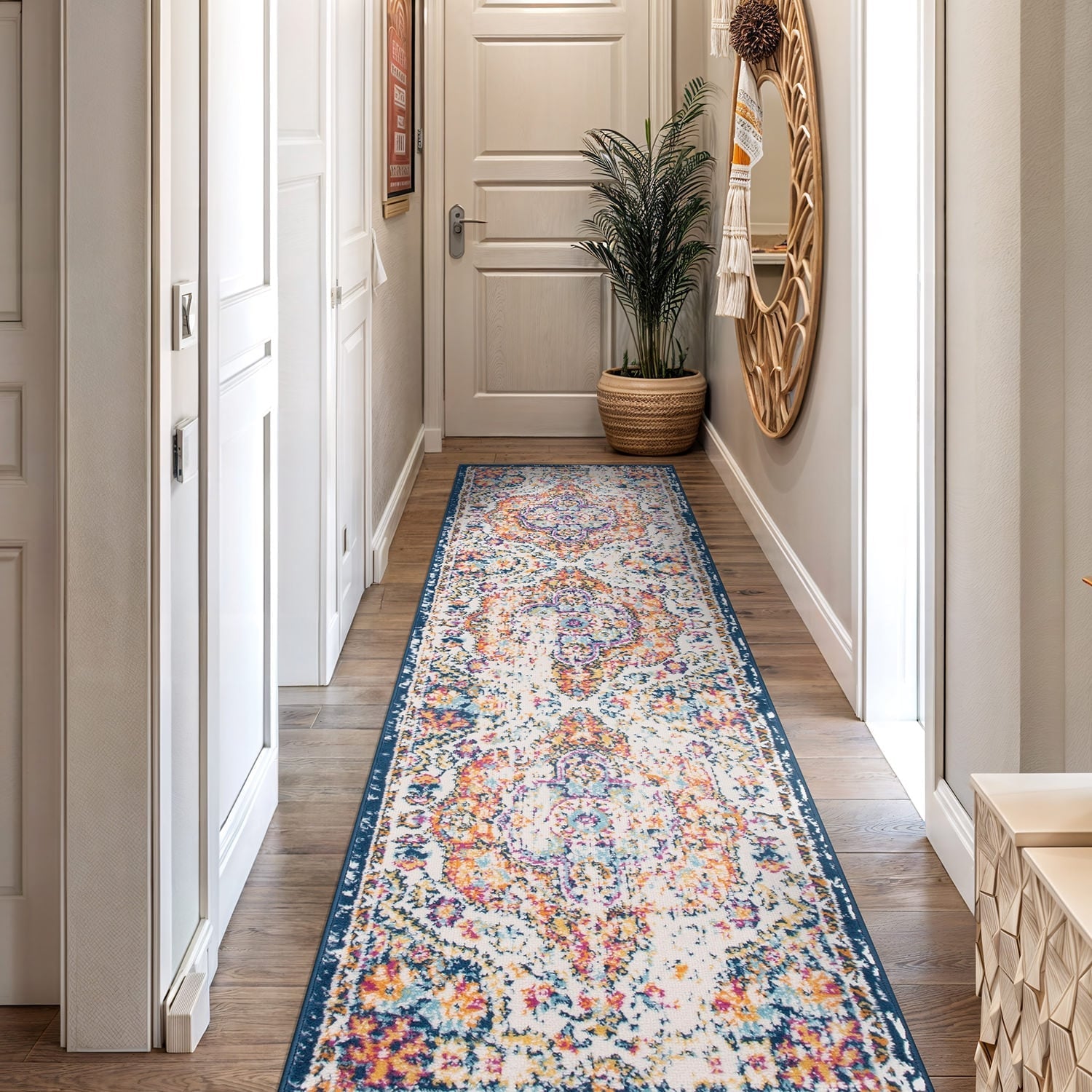 Bohemian Stripe Area Rug