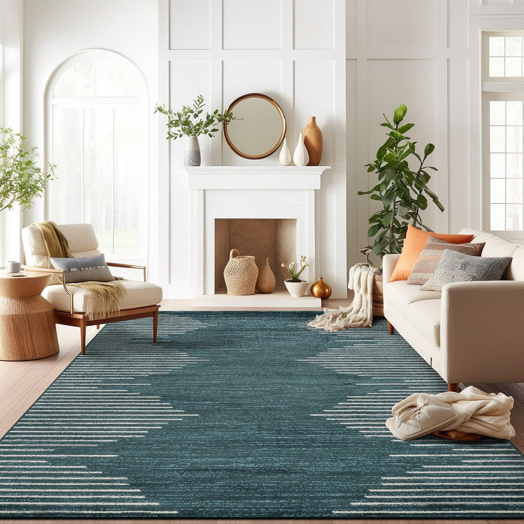 Bohemian Stripe Area Rug