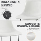 Bossin 18/26/30 inch Bar Stools,Counter Height Bar Stools with Back Modern PU Leather Stools Dining Chair with Footrest