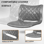 Bossin Adjustable Swivel Bar Stools with Backs – Counter Height