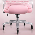 Chaise de bureau exécutive Bossin Big and Tall, chaise ergonomique à support lombaire réglable de 500 lb avec dossier haut en cuir PU pour ordinateur