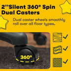 Bossin Big and Tall Office Chair High Back Executive Chair Ergonomic Adjustable Executive Leather Chair,400lbs