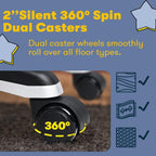 Bossin Big and Tall Office Chair High Back Executive Chair Ergonomic Adjustable Executive Leather Chair,400lbs