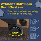 Bossin Big and Tall Office Chair High Back Executive Chair Ergonomic Adjustable Executive Leather Chair,400lbs