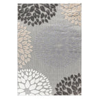 Brescia Modern Floral Circles Indoor/Outdoor Area Rug