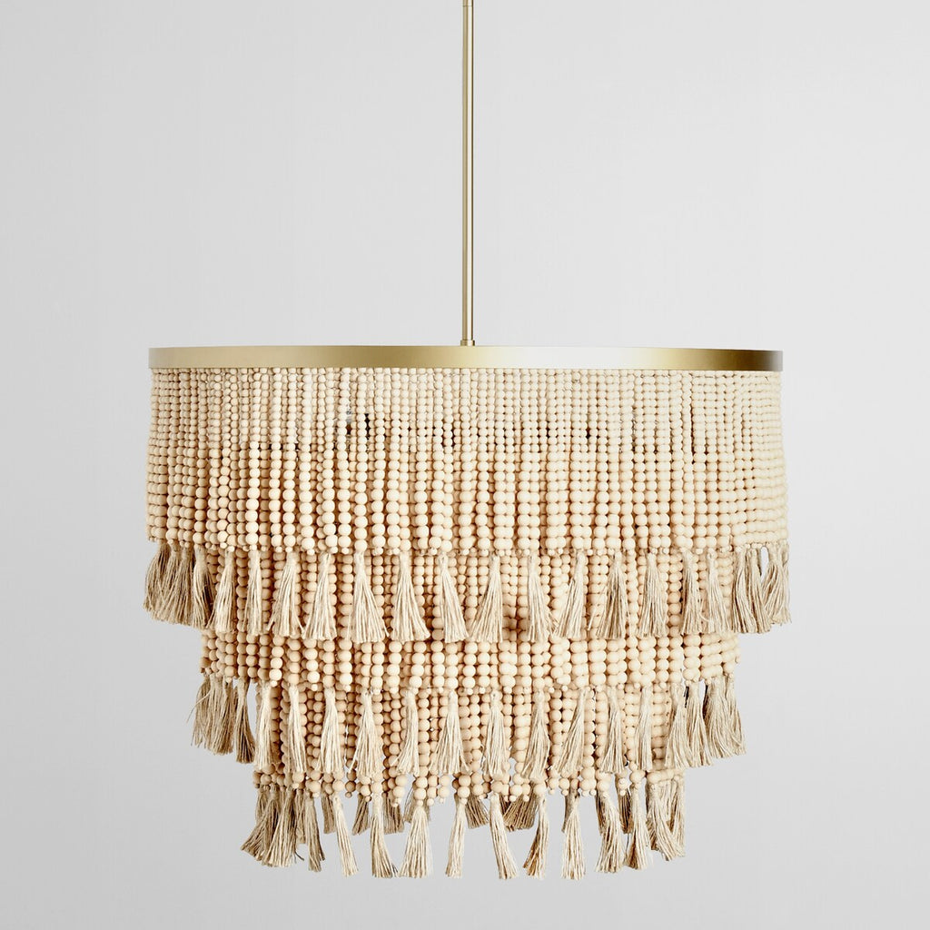Lustre en perles naturelles Brittany par Kosas Home
