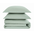 Brooklyn Loom Tight-Weave Cotton Percale Duvet Set