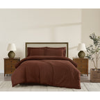 Brooklyn Loom Tight-Weave Cotton Percale Duvet Set