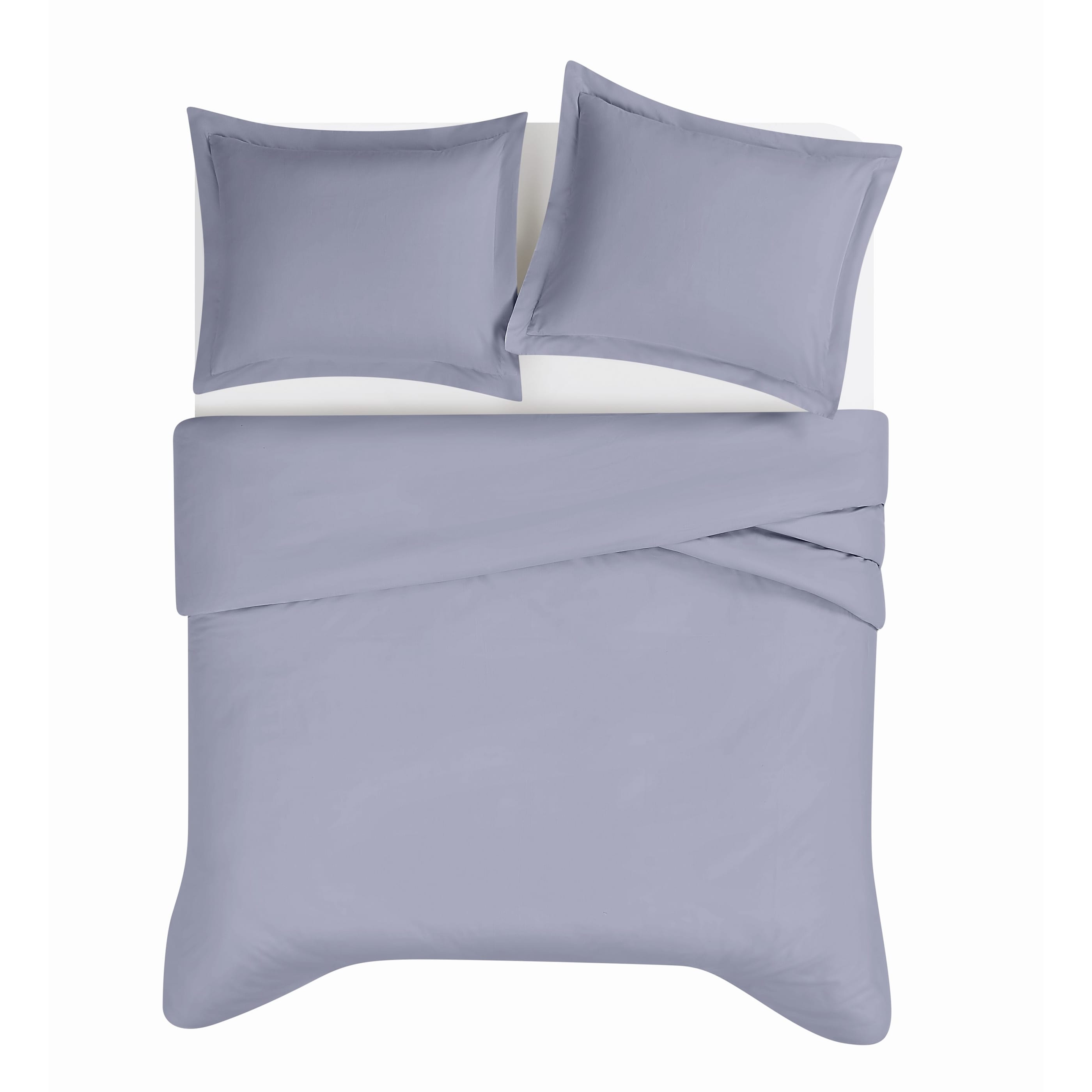 Brooklyn Loom Tight-Weave Cotton Percale Duvet Set