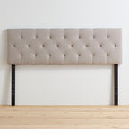 Brookside Kaylee Adjustable Square & Diamond Tufted Upholstered Headboard