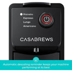 CASABREWS CM7036E Machine à expresso 20 bars pour dosettes Nespresso originales