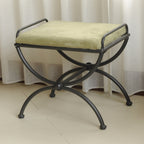 Cambridge Iron Vanity Stool with Cushion