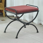Cambridge Iron Vanity Stool with Cushion