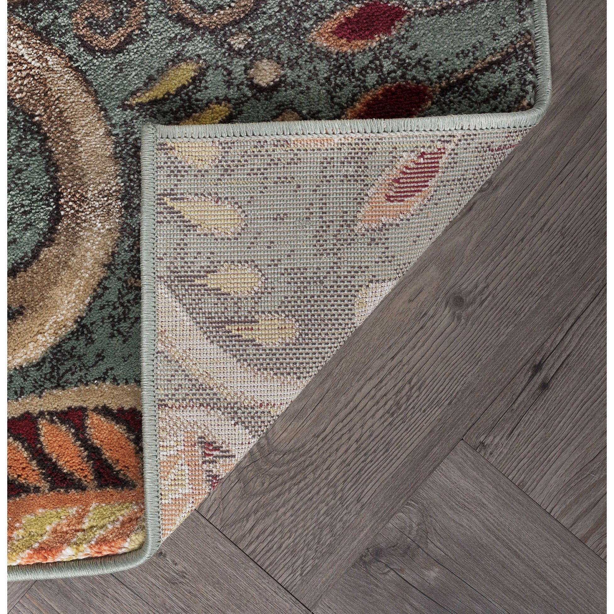 Caprice Mid-Century Modern Floral Indoor Area Rug