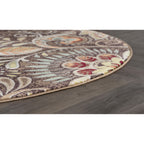 Caprice Mid-Century Modern Floral Indoor Area Rug