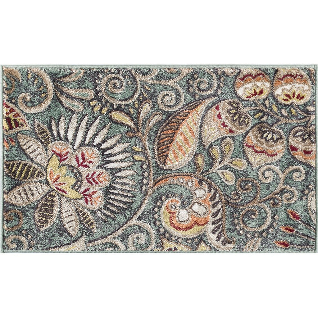 Caprice Mid-Century Modern Floral Indoor Area Rug