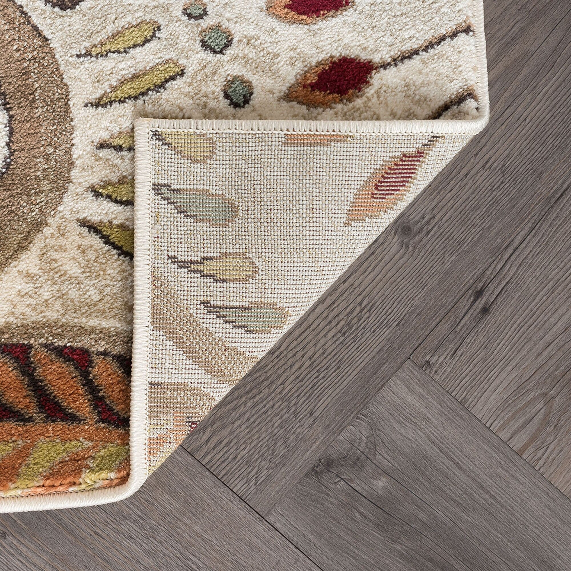 Caprice Mid-Century Modern Floral Indoor Area Rug