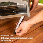 60s Quick Roast Portable Propane Gas Outdoor Patio Pizza Oven