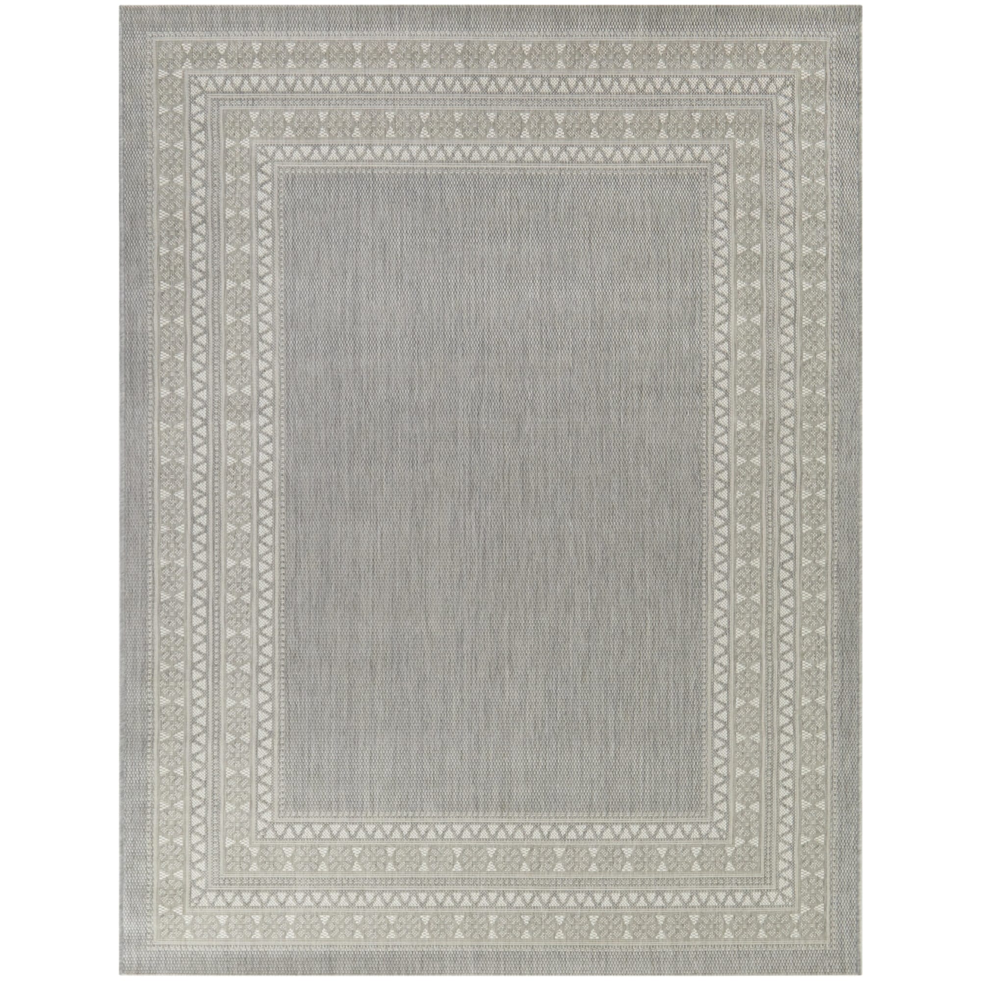 Carew Transitional Border Indoor/Outdoor Area Rug
