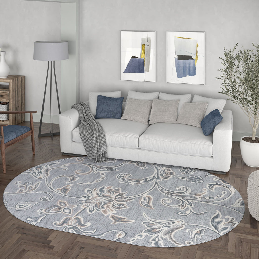 Carrington Transitional Floral & Botanical Indoor Area Rug