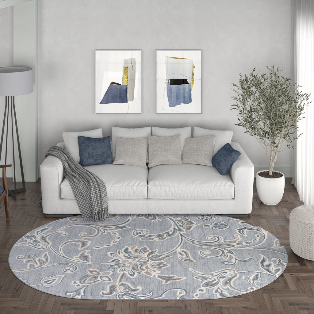 Carrington Transitional Floral & Botanical Indoor Area Rug