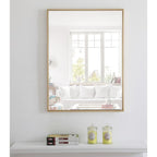 Carson Carrington Salsnas Metal Frame Rectangular Mirror