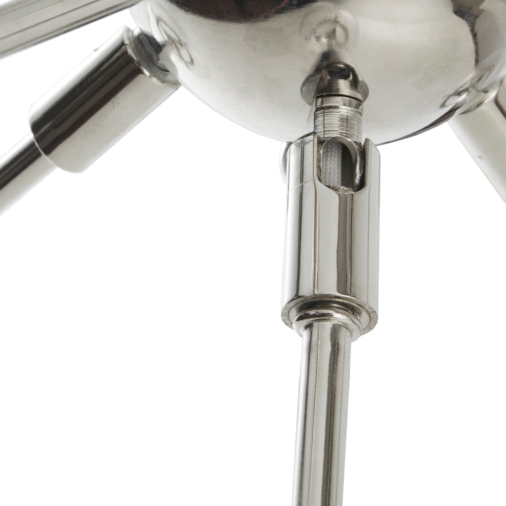 Lustre Paige à 12 lumières avec ampoules globe surdimensionnées INK+IVY