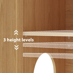 Bac à litière pour chat, maison pour chat, table d'appoint, porte, armoire, bibliothèque