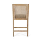 Tabourets de bar Christopher Knight Home Cataldo en tissu, bois et rotin, 25,5 pouces (lot de 2)