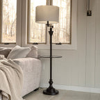 Lampe de table Choi 22 Chinoiserie, bleu/blanc (lot de 2) par JONATHAN Y