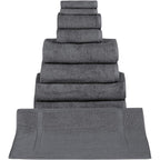 CTT %100 Turkish Cotton Towel Set 8 or 9 Pcs Quick Dry and Absorbent