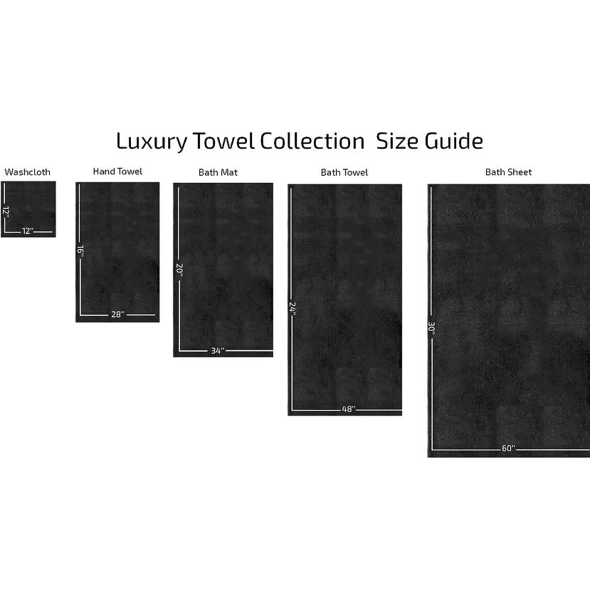 CTT %100 Turkish Cotton Towel Set 8 or 9 Pcs Quick Dry and Absorbent