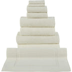 CTT %100 Turkish Cotton Towel Set 8 or 9 Pcs Quick Dry and Absorbent